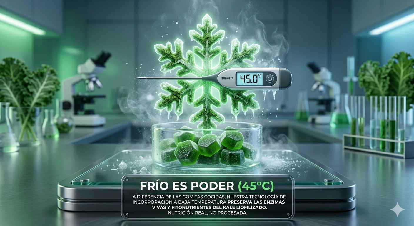 Qué es la Liofilización y Por Qué Cryo-Tec Preserva el 97% del Kale